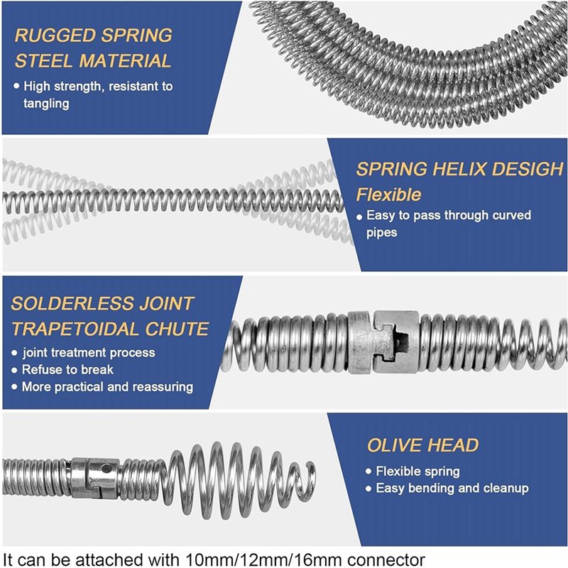 DT17 Plumbing Snake Tool Flexi - đánh giá và giá Drain Snake Flexible