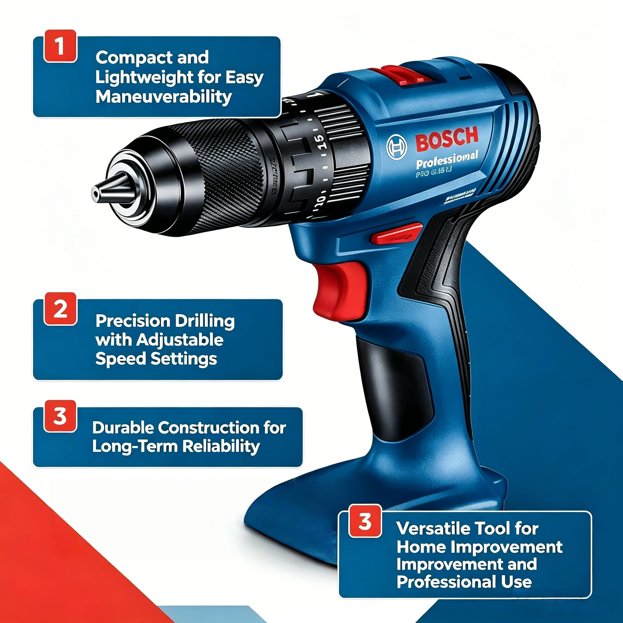 BOSCH GSB 185-LI 18V Brushless - đánh giá và giá Bosch Drill Gsb 18V