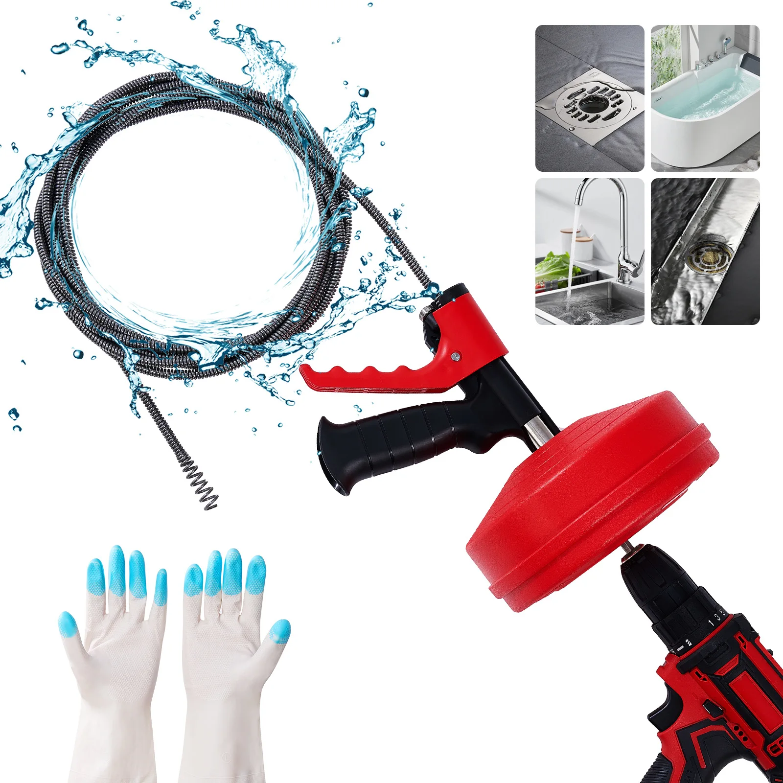 Professional Drain Snake Auger - đánh giá và giá Drain Snake Flexible