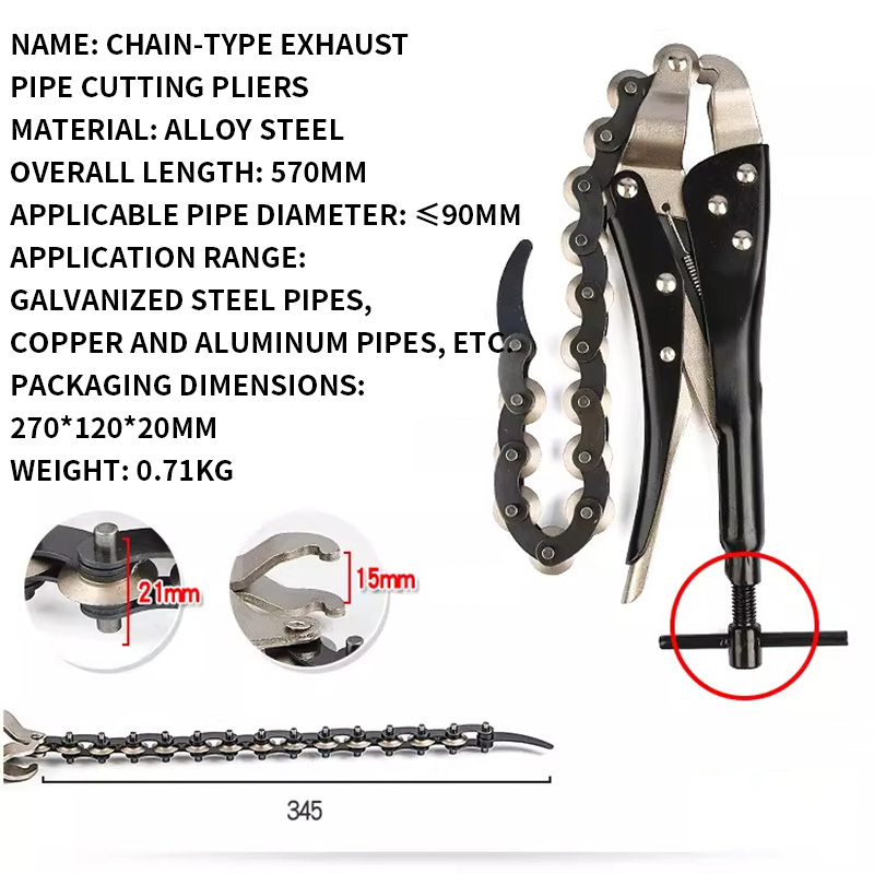 Chain-Link Pipe Cutter PVC/Ste - đánh giá và giá Pipe Cutter Ratchet