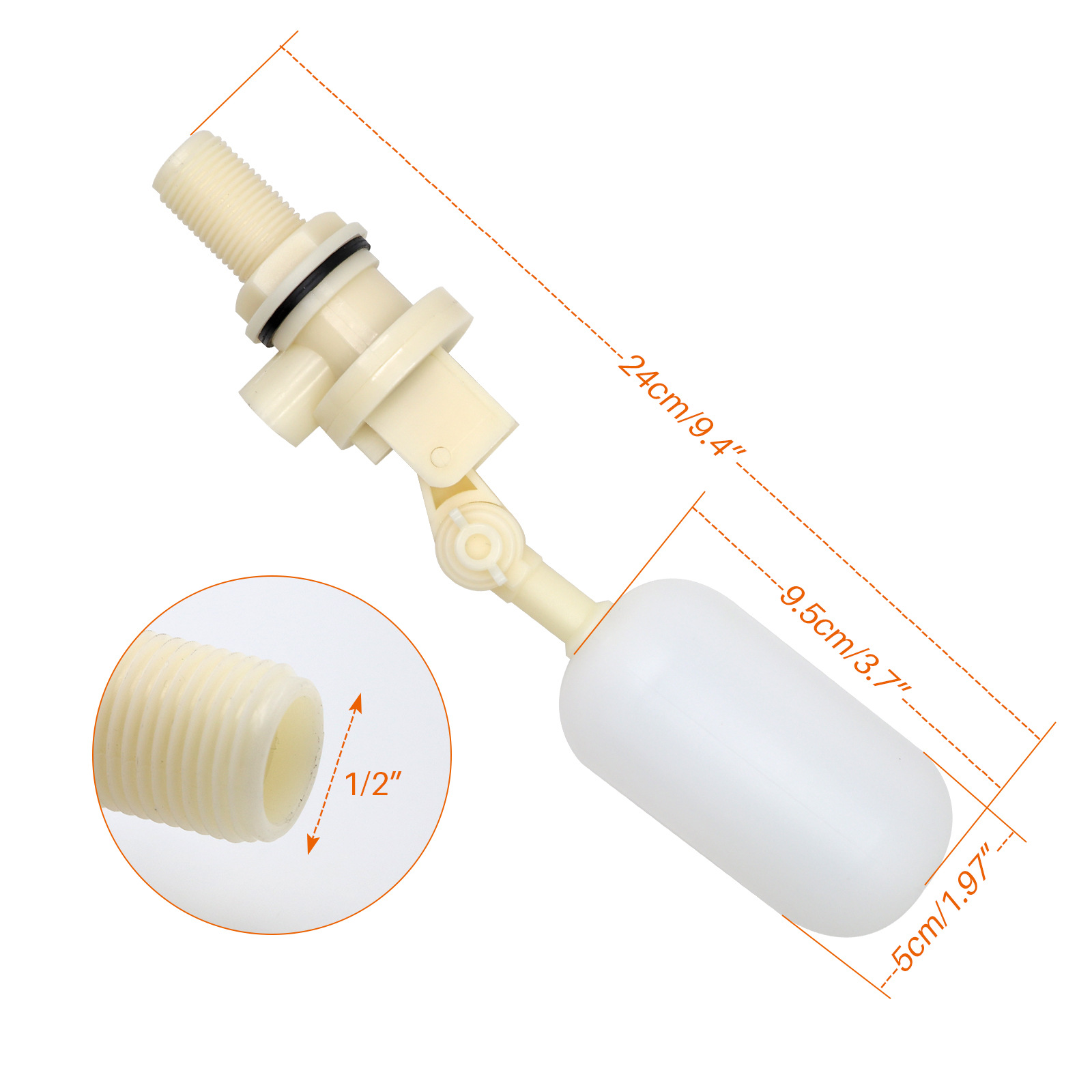 3PCS Float Valve With Adjustab - đánh giá và giá Float Ball Valve